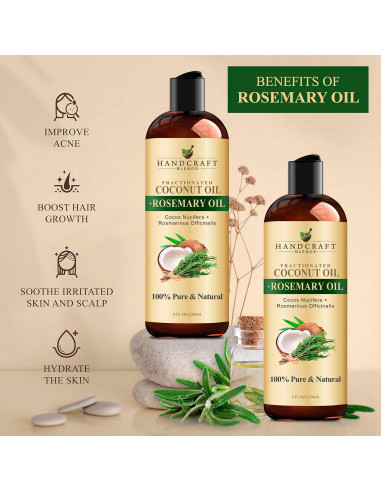 Aceite de Coco Fraccionado Handcraft Blends 236 ml Romero