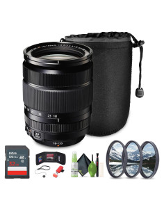 Lente FUJIFILM XF 18-135mm f/3.5-5.6 R LM OIS WR + Accesorios
