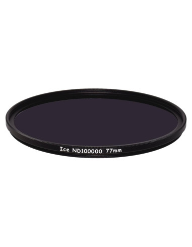 Filtro de Vidrio Óptico ND100000 Ice 77mm Densidad Neutral 16.5 Paradas