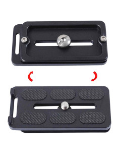 Placa de Liberación Rápida iShoot QS-80 Metal 80mm Arca-Swiss