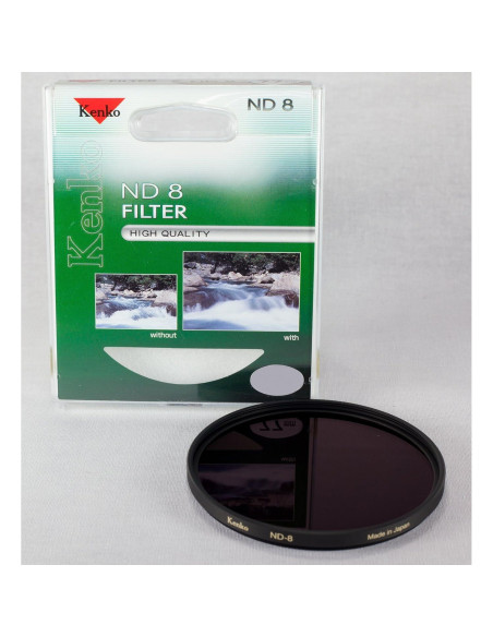 Filtro de Densidad Neutra Kenko 62mm ND8X para Fotografía Filtro de Densidad Neutra Kenko 62mm ND8X para Fotografía