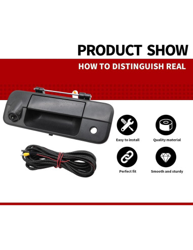 Cámara de Respaldo Nakkaa para Tundra 2007-2013, Gran Angular