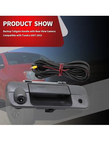 Cámara de Respaldo Nakkaa para Tundra 2007-2013, Gran Angular