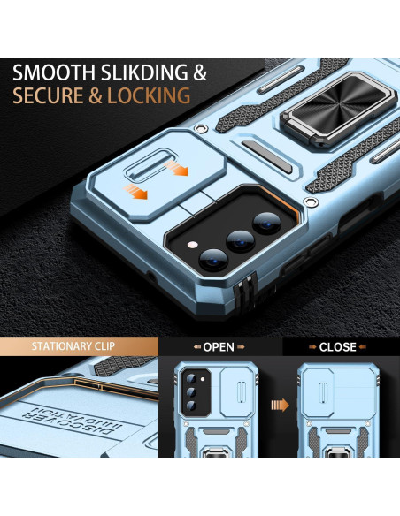 FUNMIKO Funda para Samsung Galaxy A35 con Soporte Magnético