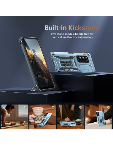 FUNMIKO Funda para Samsung Galaxy A35 con Soporte Magnético