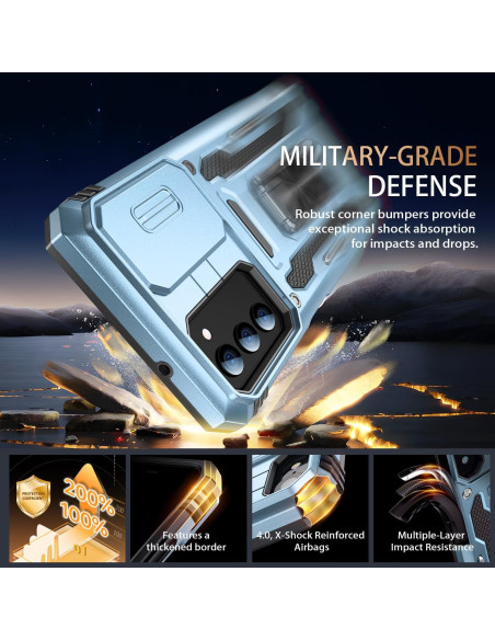 FUNMIKO Funda para Samsung Galaxy A35 con Soporte Magnético