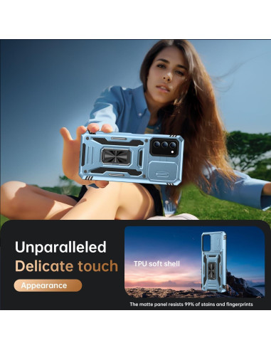 FUNMIKO Funda para Samsung Galaxy A35 con Soporte Magnético