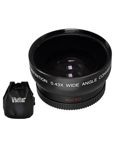 Lente Gran Angular Pro HD Vivitar 0.43x para Canon EOS R7 R10 55mm