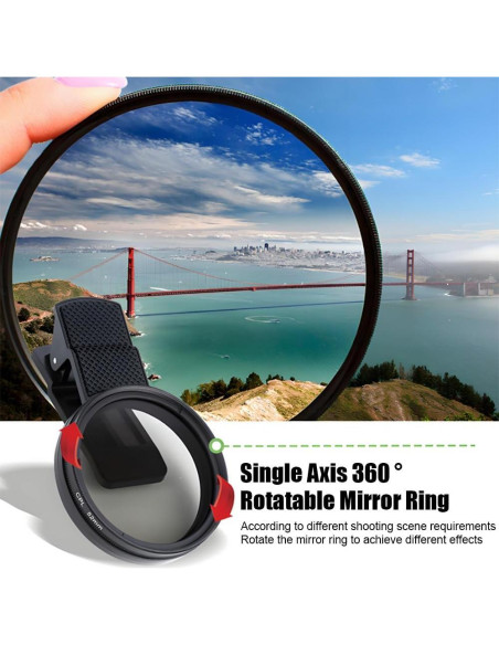 Kit de Filtros CPL para Cámara de Teléfono 52mm Genérico 3Pcs