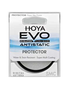 Filtro Protector Antiestático Hoya Evo 77mm - Repelente Agua y Polvo