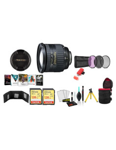 Lente Tokina 16.5-135mm f/3.5-5.6 AT-X DX AF para Nikon + 2x 128GB