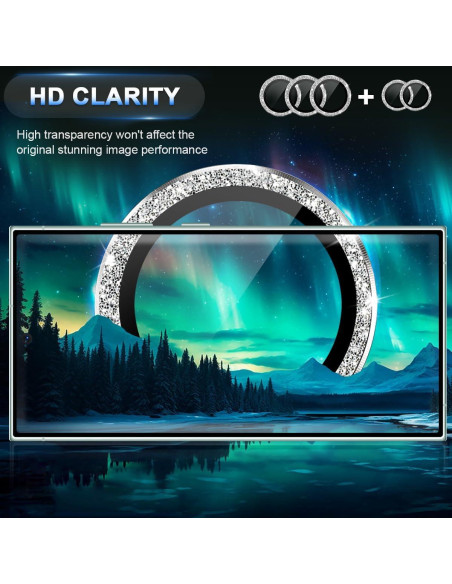 Protector de Lente de Cámara TIUYAO para Samsung Galaxy S24 Ultra