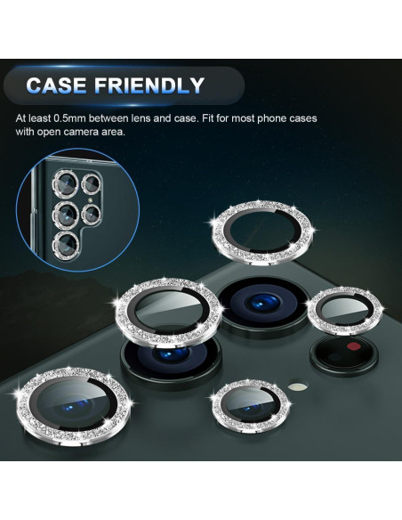 Protector de Lente de Cámara TIUYAO para Samsung Galaxy S24 Ultra