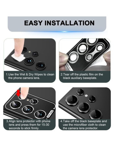 Protector de Lente de Cámara TIUYAO para Samsung Galaxy S24 Ultra