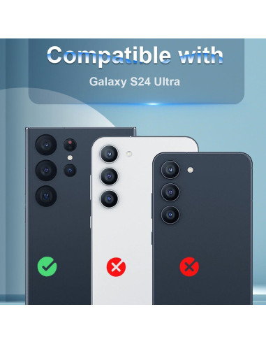 Protector de Lente de Cámara TIUYAO para Samsung Galaxy S24 Ultra