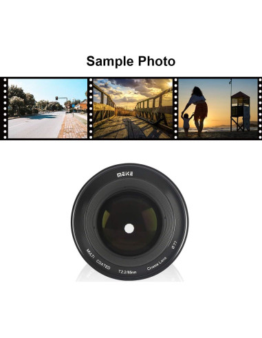 Lente Cine MEKE 85mm T2.2 Manual Micro Cuatro Tercios