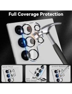 Protectores de Lente de Cámara CloudValley para Samsung Galaxy S23 Ultra 2