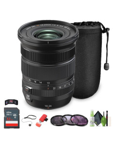 Lente FUJIFILM XF 10-24mm f/4 R OIS WR + Accesorios