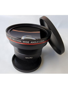 Lente Ojo de Pez 0.43x Pro Series para Canon 49mm HD 2