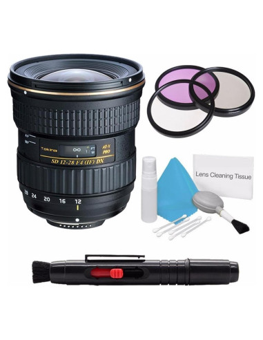 Lente Tokina 12-28mm f/4.0 AT-X Pro para Canon + Kit de Limpieza