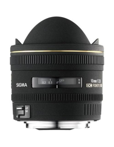Lente Ojo de Pez Sigma 10mm f/2.8 EX DC para DSLR APS-C