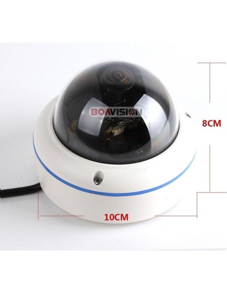 Cámara Fisheye HDTVI 2MP 180/360 Grados Exterior BOAVISION
