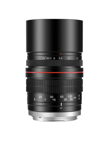 Lente Telefoto Manual JINTU 135mm f/2.8 para Nikon