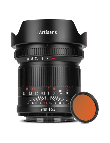 Lente Gran Angular 7artisans 9mm F5.6 para Sony FE