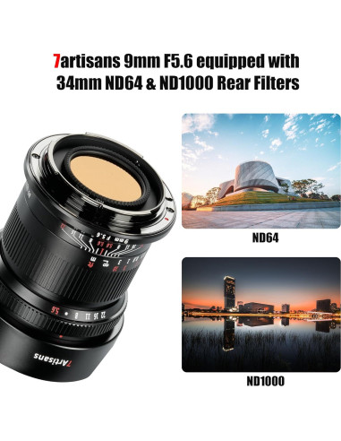 Lente Gran Angular 7artisans 9mm F5.6 para Sony FE