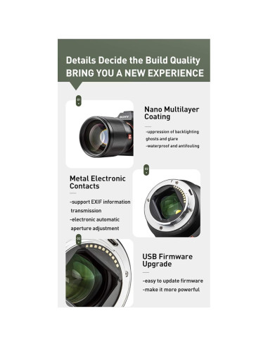 Lente VILTROX 85mm F1.8 II STM Auto Enfoque para Sony