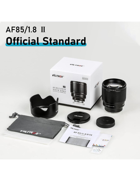 Lente VILTROX 85mm F1.8 II STM Auto Enfoque para Sony