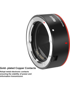 Adaptador de lente Meike EF-EOSR con enfoque automático para Canon 2