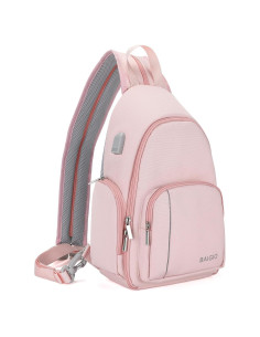 Bolsa de Mensajero para Cámara BAIGIO Rosa 17x10x35cm