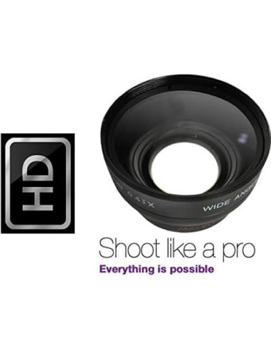 Lente Gran Angular y Telefoto Pro Ser para Cámara TLC-200