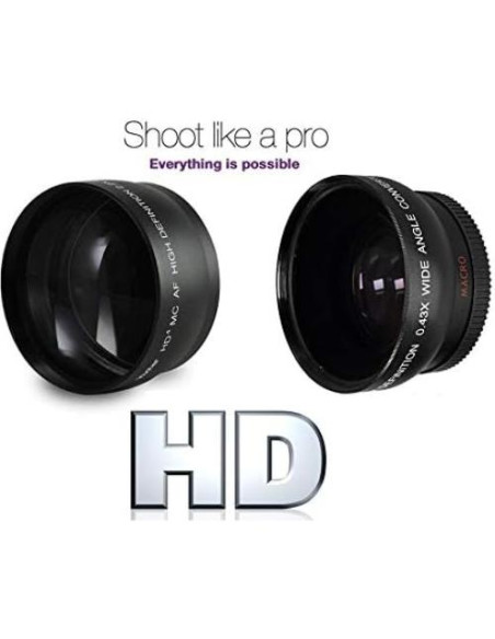 Lente Gran Angular y Telefoto Pro Ser para Cámara TLC-200