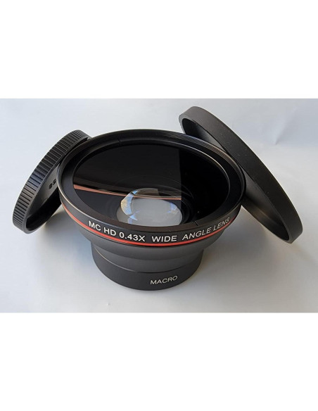 Lente Ojo de Pez 0.43x Pro Series para Sony 55mm Macro HD