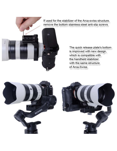 Anillo de Montaje en Trípode iShoot IS-S720II para Lente Sony FE 70-200mm F4