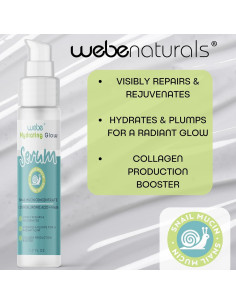 Suero Hidratante WEBE Naturals Mucina de Caracol 94% 81g 2