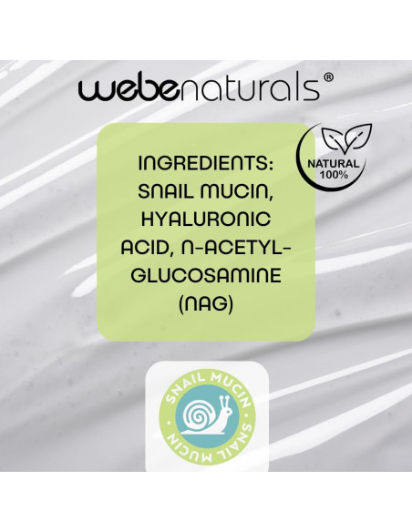 Suero Hidratante WEBE Naturals Mucina de Caracol 94% 81g Suero Hidratante WEBE Naturals Mucina de Caracol 94% 81g