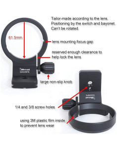 Soporte de Anillo de Montaje en Trípode iShoot para Lentes Sony 2