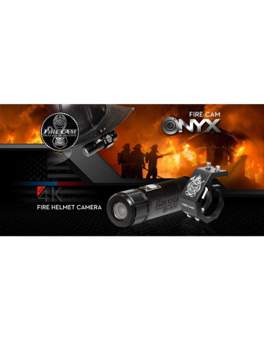 Cámara de Casco Fire Cam Onyx 4K con Soporte y SD 32GB
