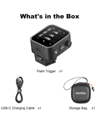 Disparador Inalámbrico TTL Godox X3-C para Cámara Canon