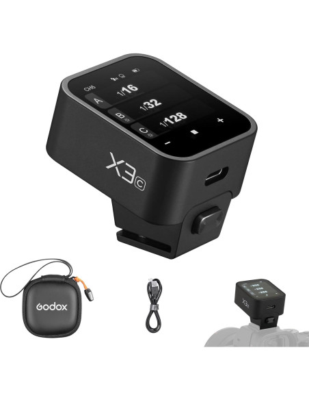 Disparador Inalámbrico TTL Godox X3-C para Cámara Canon