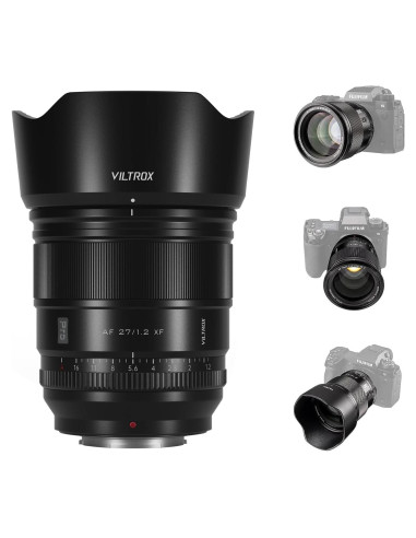 Lente VILTROX 27mm F1.2 Pro AF para Fujifilm X - 1.16 kg