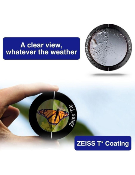 Binoculares Zeiss Conquest HDX 10x32 90% Transm. Luz Negro