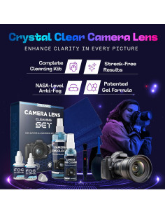 Kit de limpieza de lentes de cámara ULTRAVUE - 8oz y 2oz 2