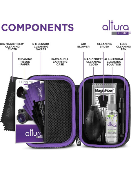 Kit de Limpieza Profesional Altura Photo para Cámaras DSLR y APS-C