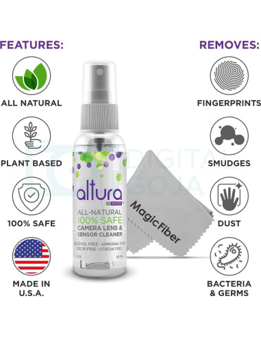 Kit de Limpieza Profesional Altura Photo para Cámaras DSLR y APS-C