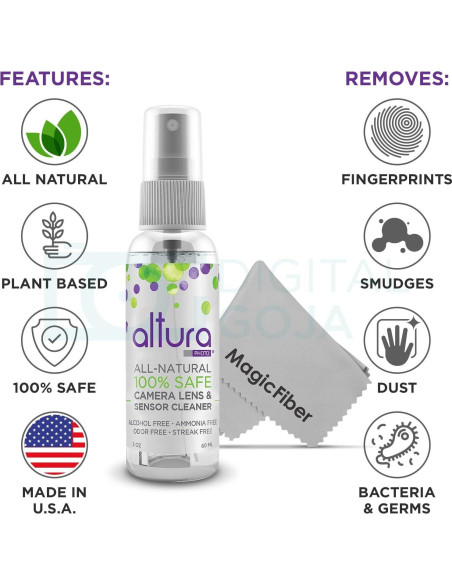 Kit de Limpieza Profesional Altura Photo para Cámaras DSLR y APS-C