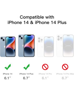 Protector de Lente de Cámara JETech para iPhone 14/14 Plus 2